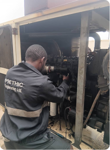 Battery bank installation